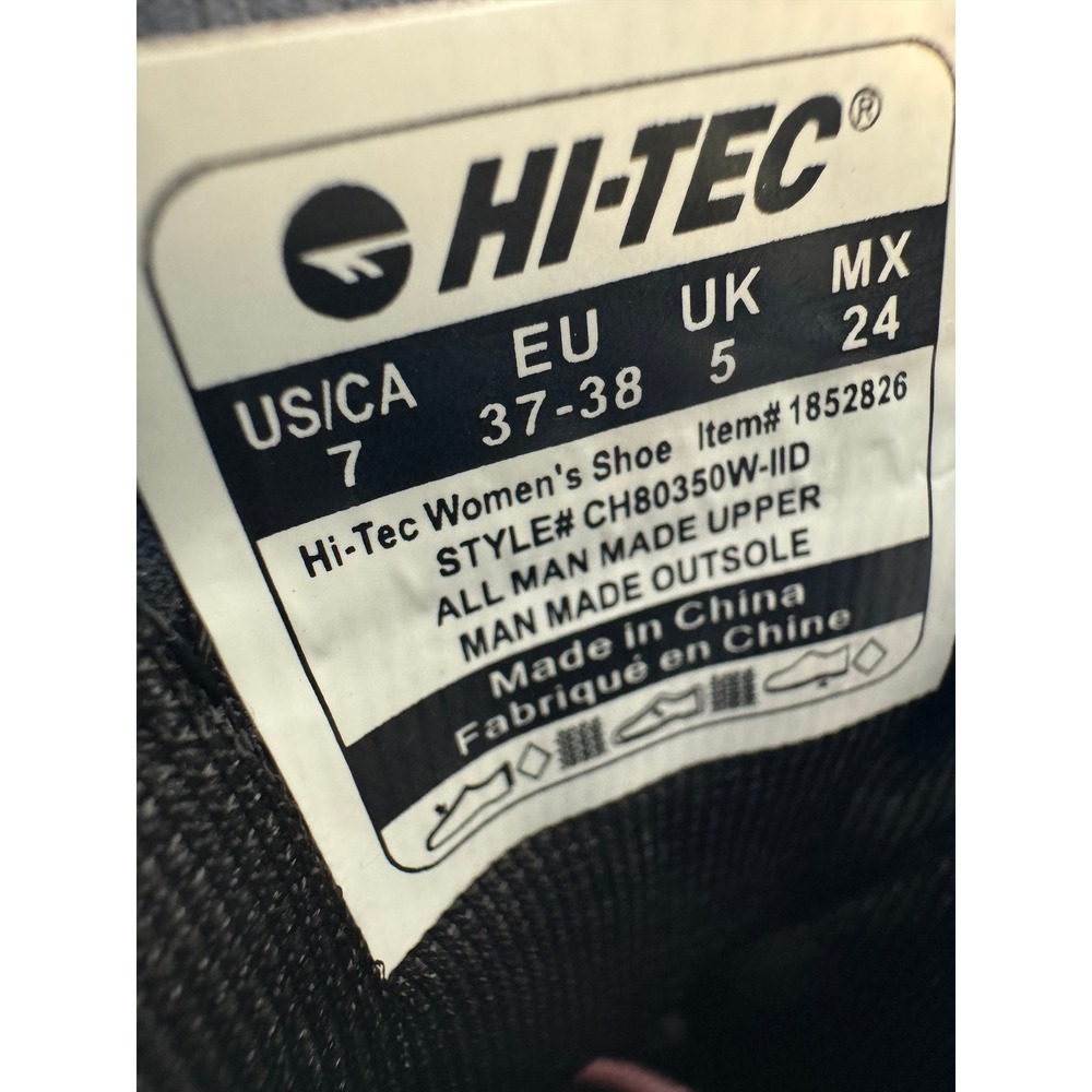 Hi-Tec Women's Sneakers White Pink US 7 Lightweight Athletic Shoes - Picture 6 of 6